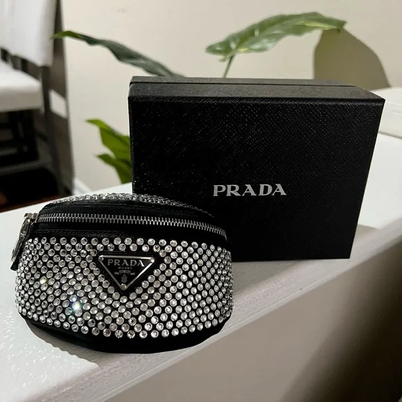 Prada Crystal wrist pouch - Picture 1 of 6